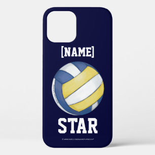 Volleyball Team Name and Number Case-Mate iPhone C 12 Case