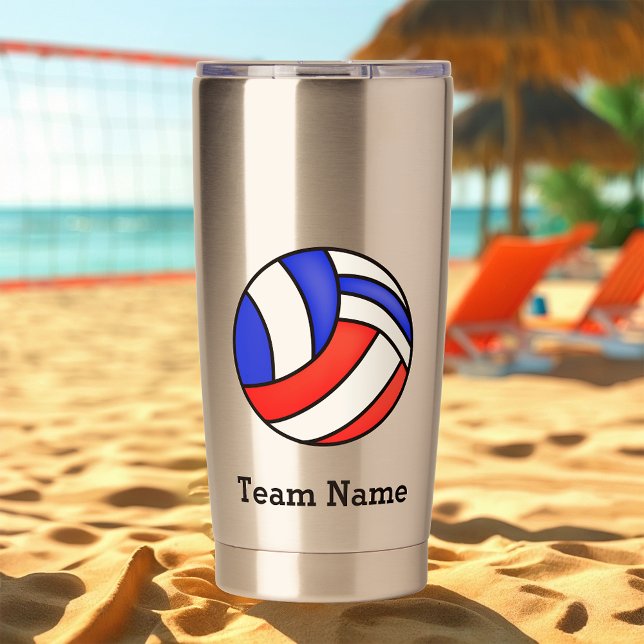 Volleyball Team Name Insulated Tumbler (Creator Uploaded)