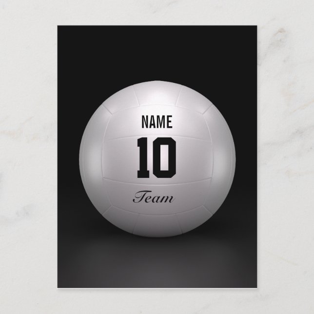 Volleyball Team Postcard (Front)