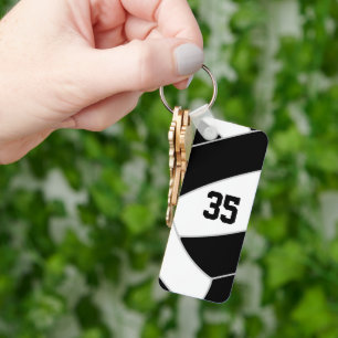 volleyball team spirit gifts under 10 black key ring
