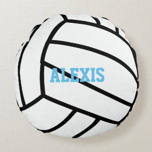 Volleyball Themed Round Cushion