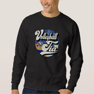 Volleyball Tia Vintage Volleyball Family Matching  Sweatshirt