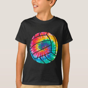 Volleyball Tie Dye Hippie Beach Volleyball Player T-Shirt
