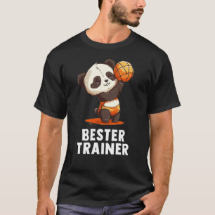 Volleyball Trainer Cute Baby Panda Volleyball T-Shirt