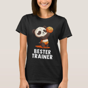 Volleyball Trainer Cute Baby Panda Volleyball T-Shirt