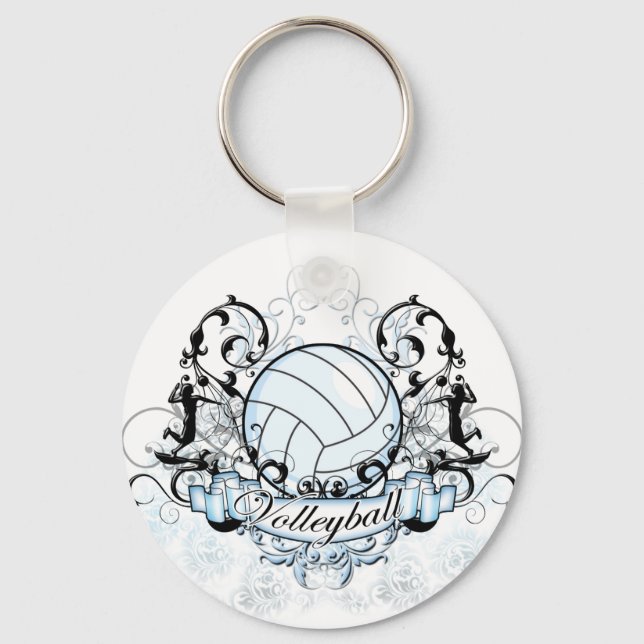 Volleyball Tribal Key Ring (Front)