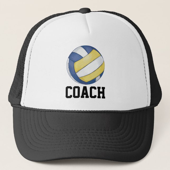 Volleyball Trucker Hat (Front)