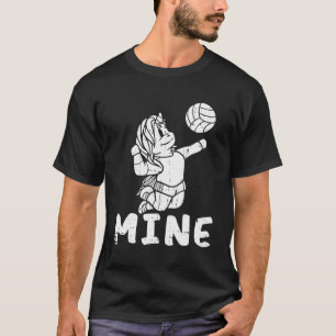 Volleyball Unicorn Beach Vball - Mine T-Shirt