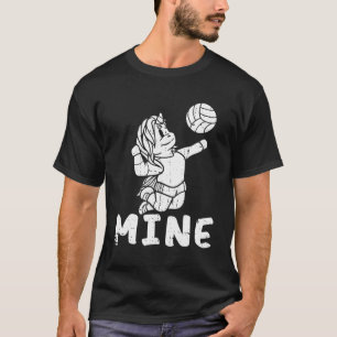Volleyball Unicorn Beach Vball Mine T-Shirt