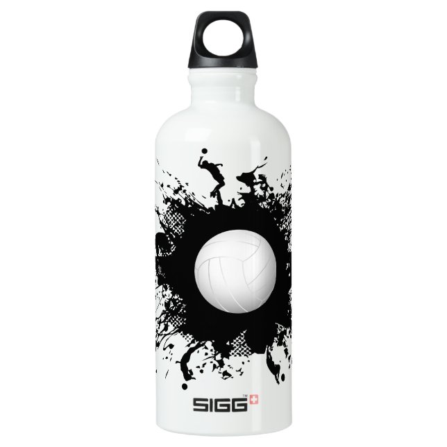 Volleyball Urban Style Water Bottle (Front)