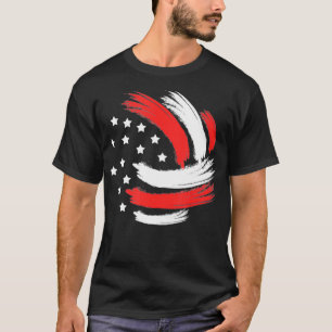 Volleyball USA Sports Player  T-Shirt