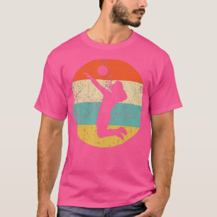 Volleyball Vintage Retro Volleyball Player T-Shirt