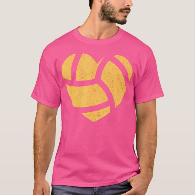 Volleyball Volleyball Heartbeat Player T-Shirt (Front)