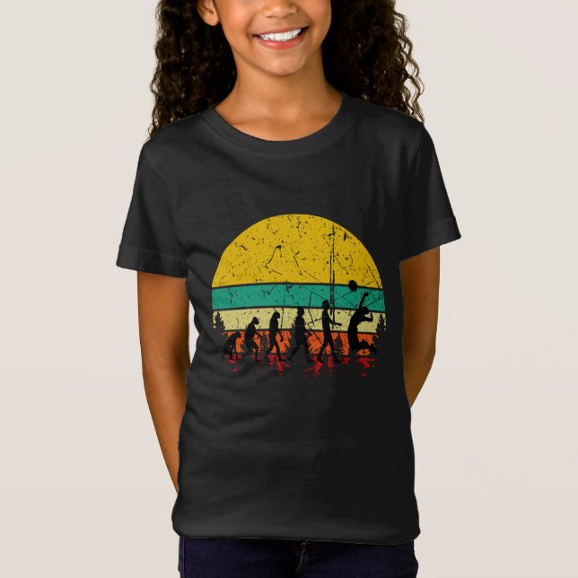 Volleyball - Volleyball Player Evolution T-Shirt (Front)
