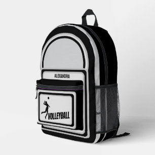 Volleyball, Volleyball player girl, Birthday gift Printed Backpack