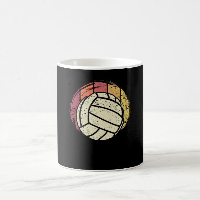 Volleyball Volleyball-Player Retro Coffee Mug (Center)