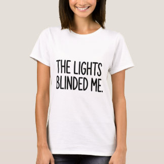 Volleyball White Lie The Lights Blinded Me T-Shirt