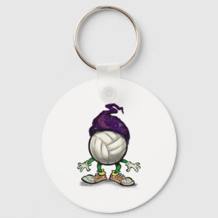 Volleyball Wizard Key Ring