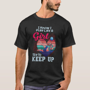 Volleyball Woman Player Mother Retro Volleyball He T-Shirt