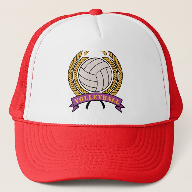 Volleyball Women's Trucker Hat (Front)