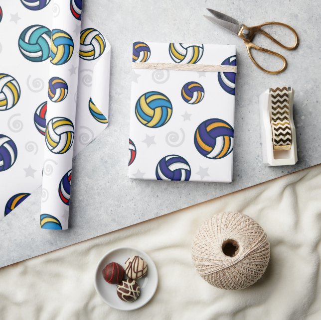 Volleyballs  wrapping paper (Crafts)