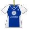 VolleyChick Blue Shirt Ornament