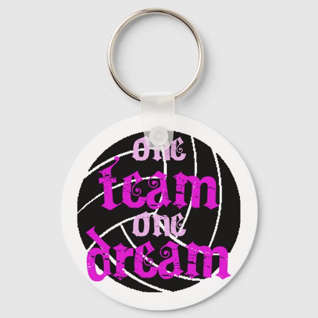 VolleyChick One Key Ring (Front)