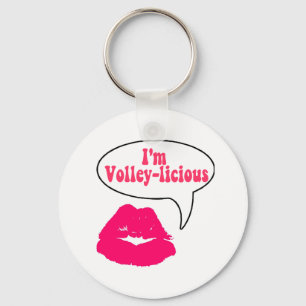 VolleyChick Volley-licious Key Ring