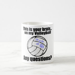 VolleyChick's Brain Coffee Mug