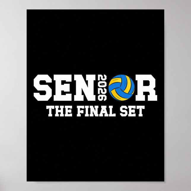 Volleyll Senior 2026 Final Set Senior Volleyll Pla Poster (Front)