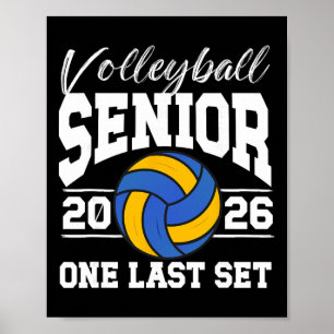 Volleyll Senior 2026 One Last Set Senior Volleyll Poster