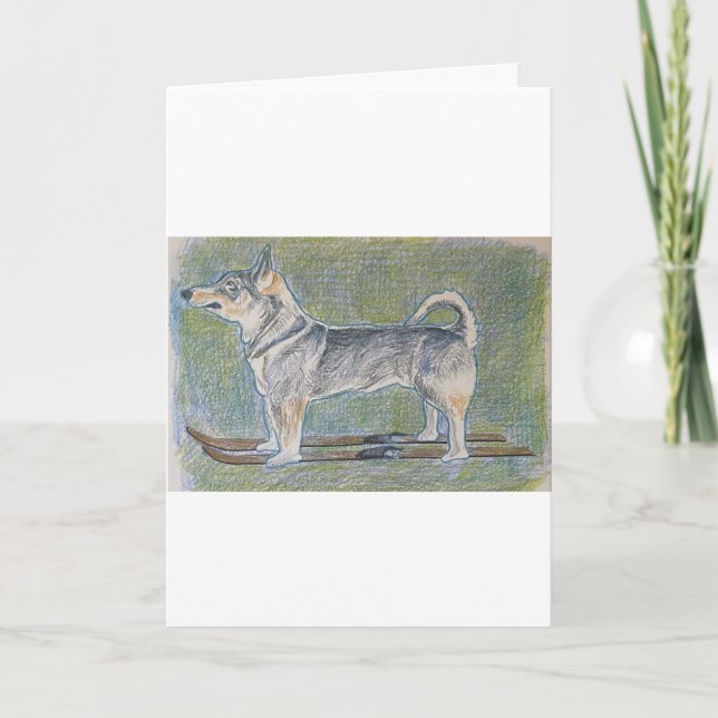 Vollhound  Dog Greeting Card (Front)