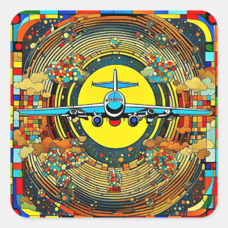 Volo 15 square sticker