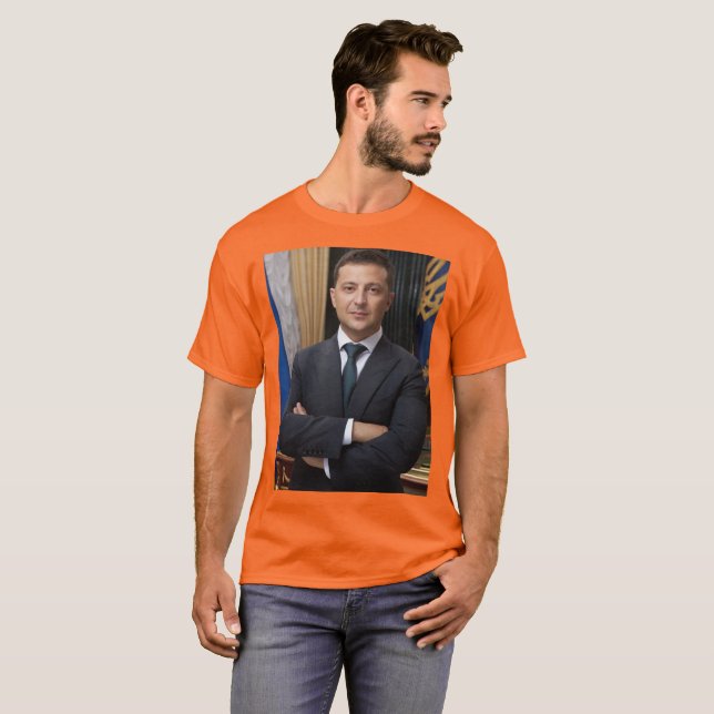 Volodymyr Oleksandrovych Zelenskyy Ukraine  T-Shirt (Front Full)