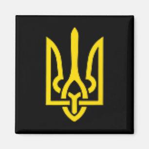 Volodymyr Zelensky Coat Of Arms Of Ukraine Tryzub Magnet