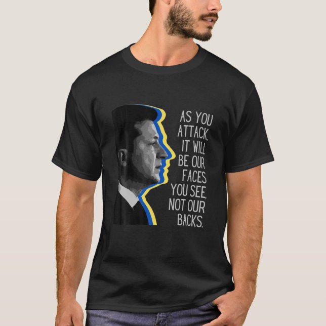Volodymyr Zelensky Not All Heroes Wear Capes Suppo T-Shirt (Front)