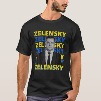 Volodymyr Zelensky President Of Ukraine Support Uk T-Shirt