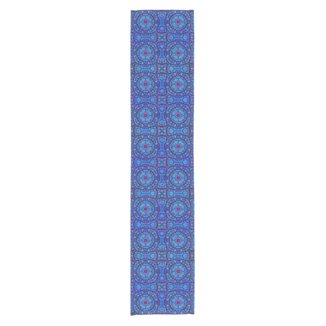 Volos Azul Short Table Runner (Front)