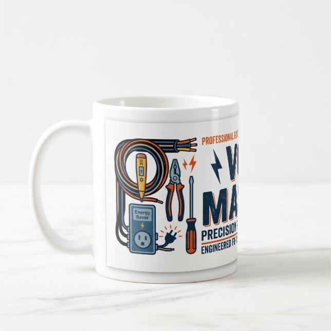 Volt Master Electricians Gift  Coffee Mug (Left)
