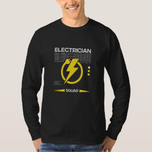 Voltage Circuits Electro Electrician Craftsmen T-Shirt