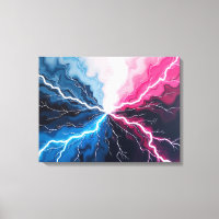 Voltage Flow – Electric Surge in Motion 24"x18"