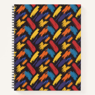 "Voltage Pulse: Brushstroke Rebellion" Notebook
