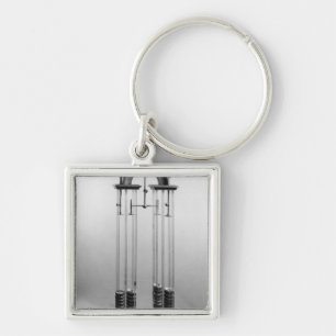Voltaic pile  made for Jacques Alexandre Charles Key Ring