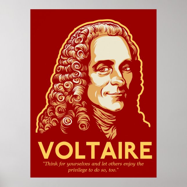 Voltaire Customisable Print (Front)