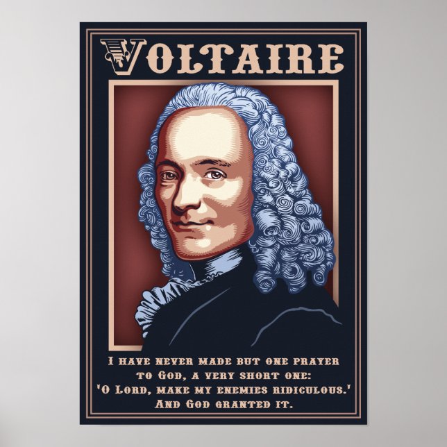 Voltaire - Prayer Poster (Front)