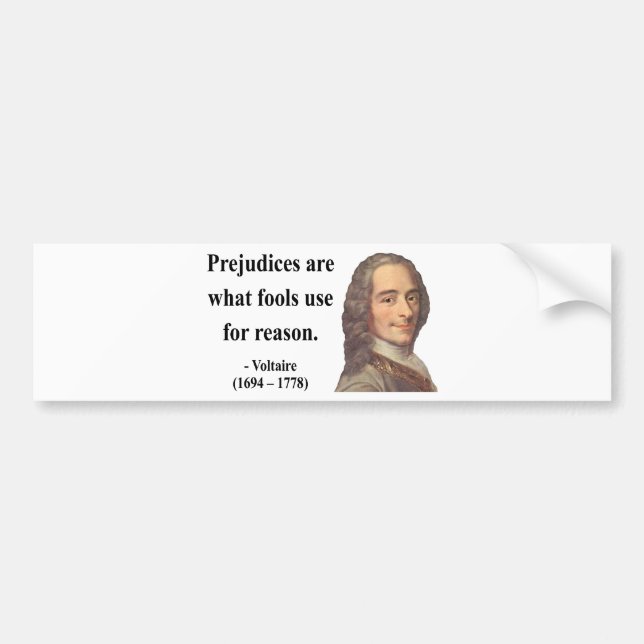 Voltaire Quote 4b Bumper Sticker (Front)