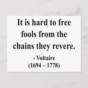 Voltaire Quote 5a Postcard