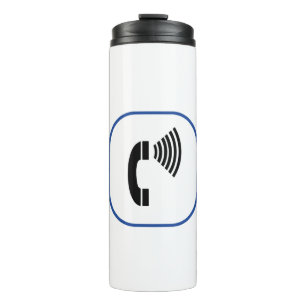 Volume Control Telephone Thermal Tumbler