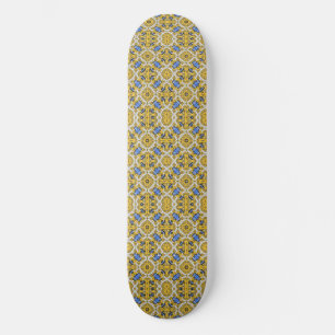 Volume eleven's kaleidoscope art eighteen skateboard