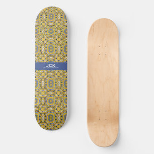 Volume eleven's kaleidoscope art fifteen skateboard
